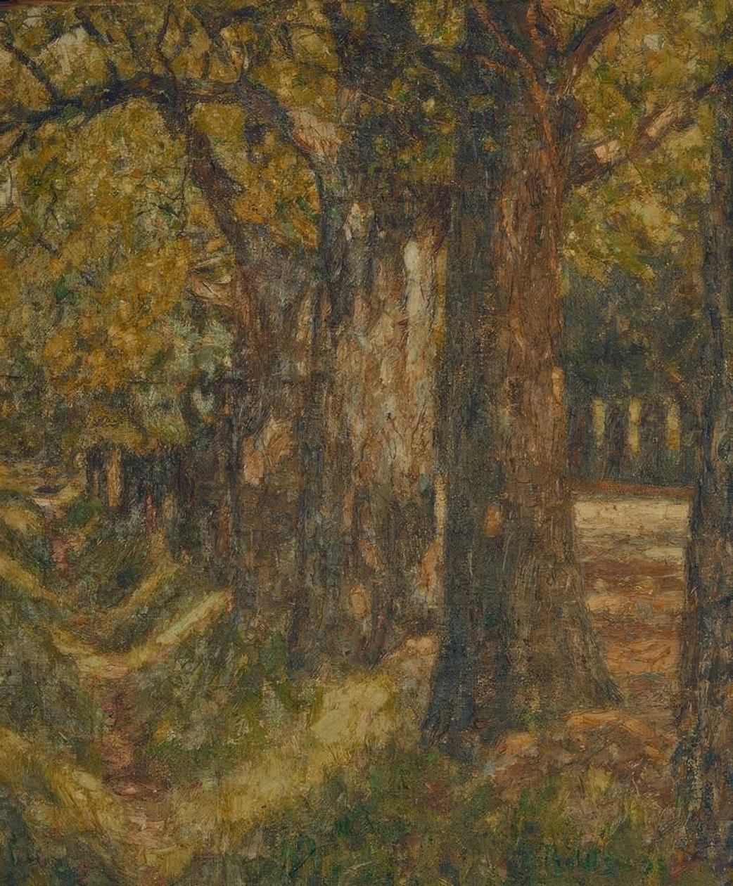 Yaz ortasında Belvedere Allee by Christian Rohlfs