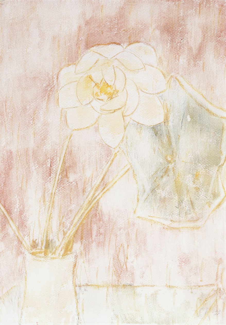 Lotus Çiçeği; lotus mavisi by Christian Rohlfs