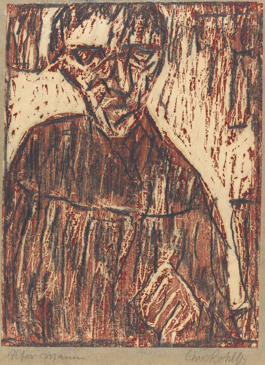 Yaşlı adam by Christian Rohlfs