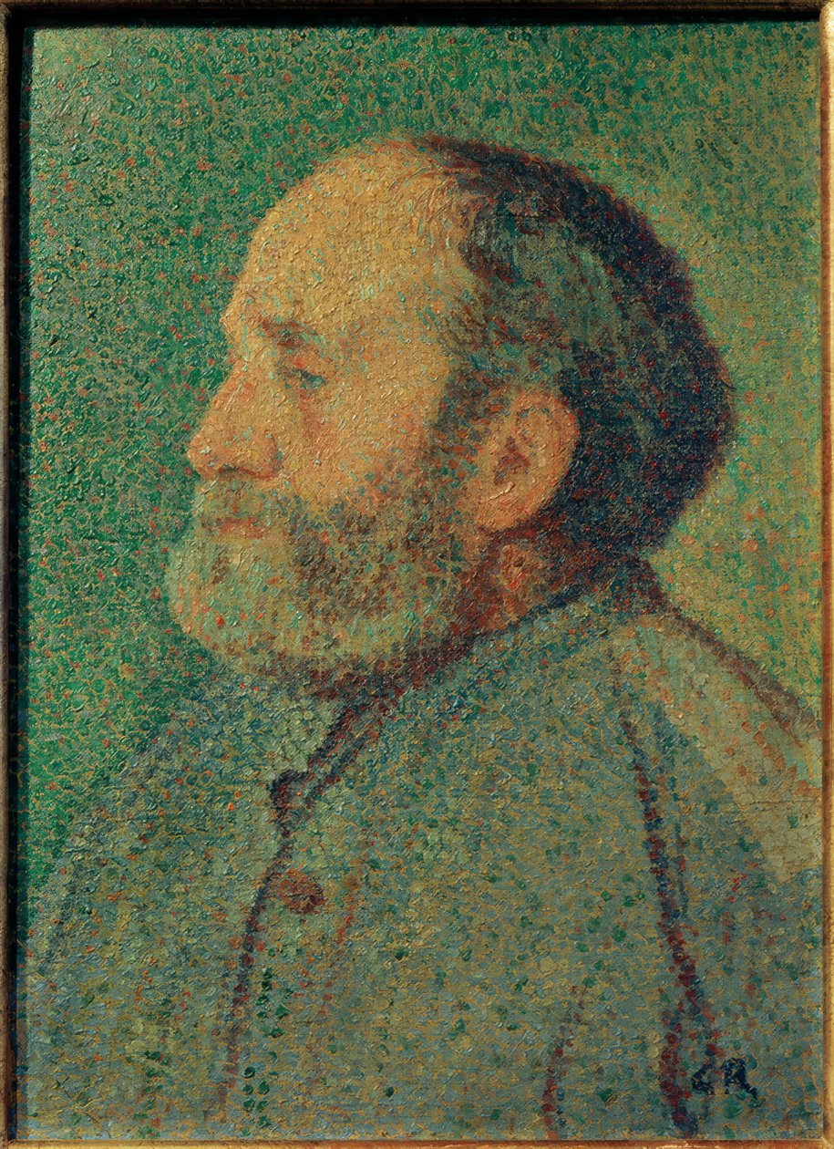 Sakallı bir adamın portresi by Christian Rohlfs