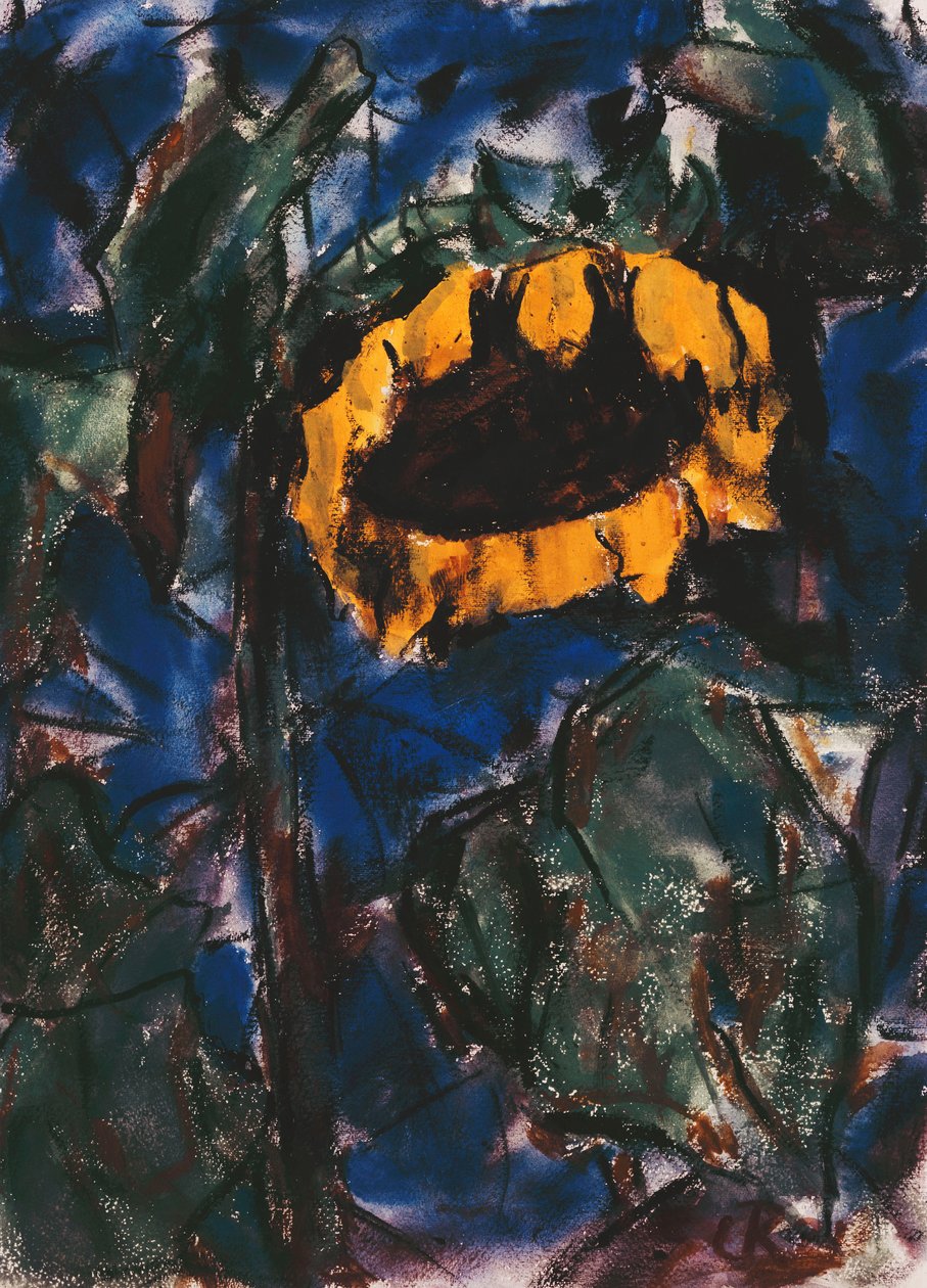 ayçiçeği; ayçiçeği by Christian Rohlfs