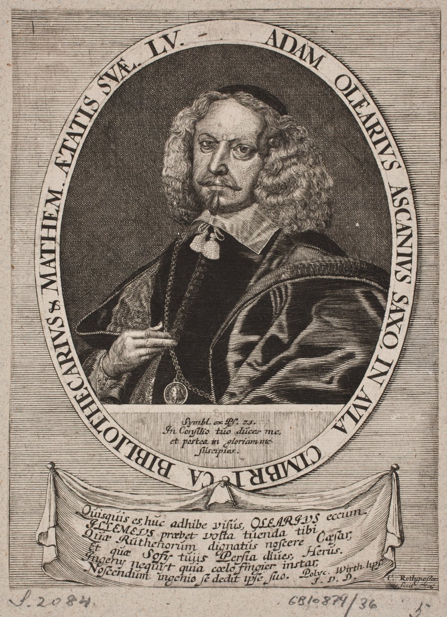 Adam Olearius by Christian Rothgiesser