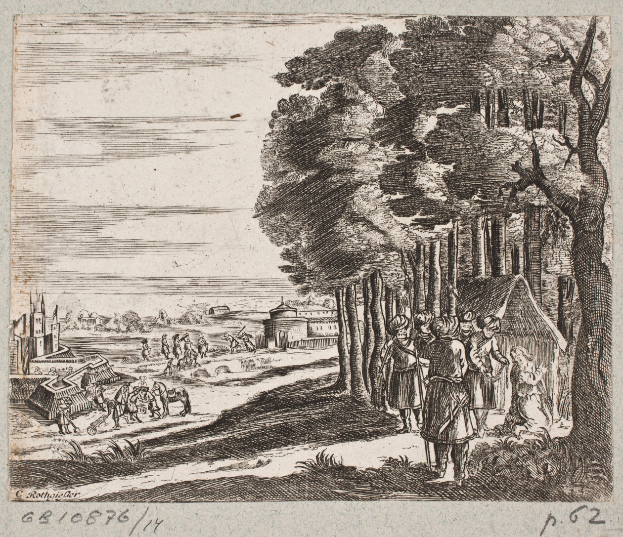 Adam Olearius til illüstrasyon, “Dahice bir şair Schich Saadi tarafından Farsça Rosenthal […]”, Schleswig 1660 by Christian Rothgiesser