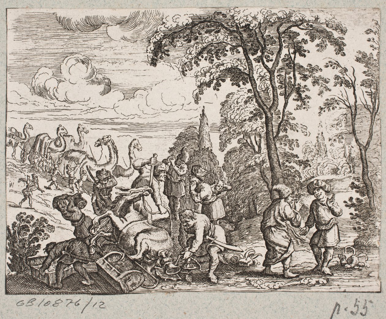 Adam Olearius til illüstrasyon, “Dahice Şair Schich Saadi tarafından Farsça Rosenthal […]”, Schleswig 1660 by Christian Rothgiesser
