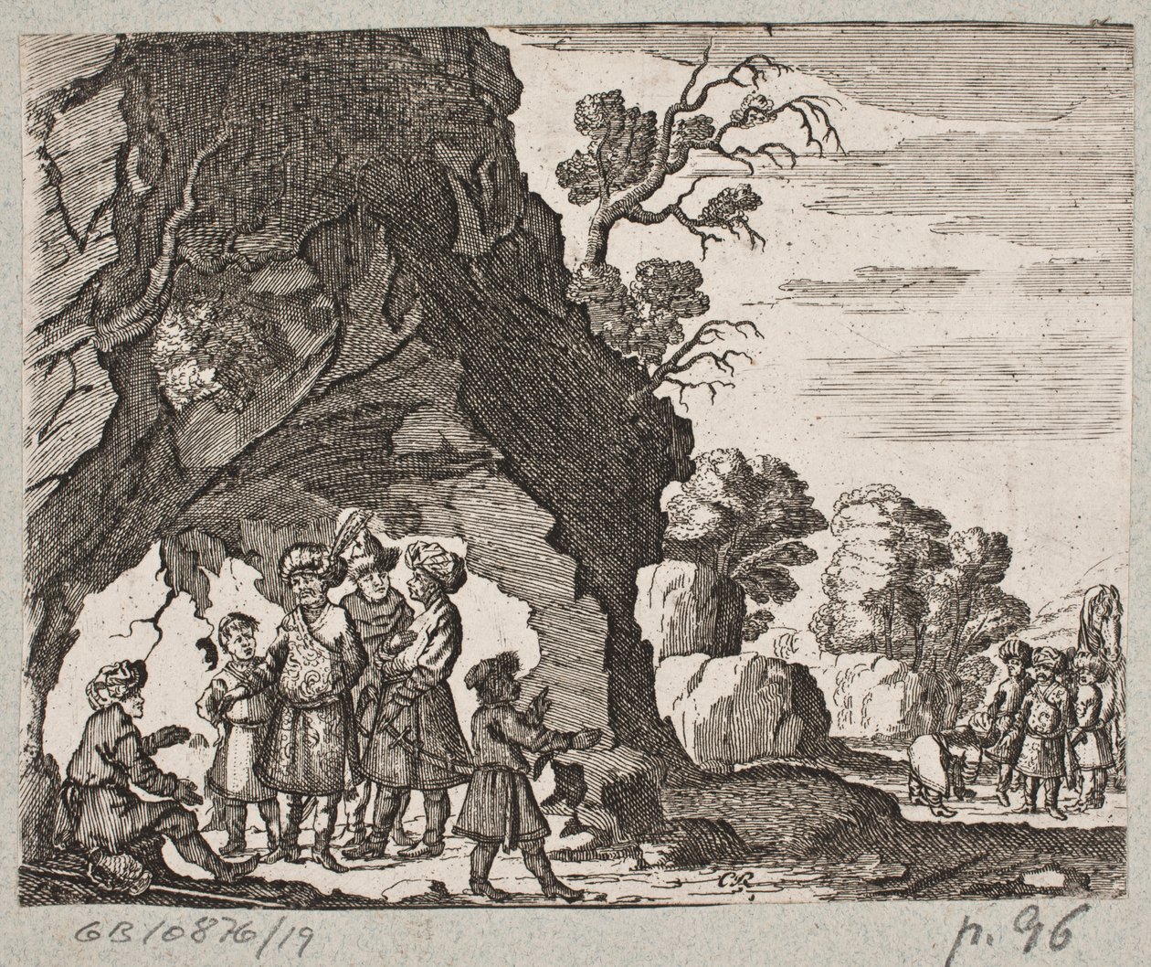 Adam Olearius til illüstrasyon, “Dahice bir şair Schich Saadi tarafından Farsça Rosenthal […]”, Schleswig 1660 by Christian Rothgiesser