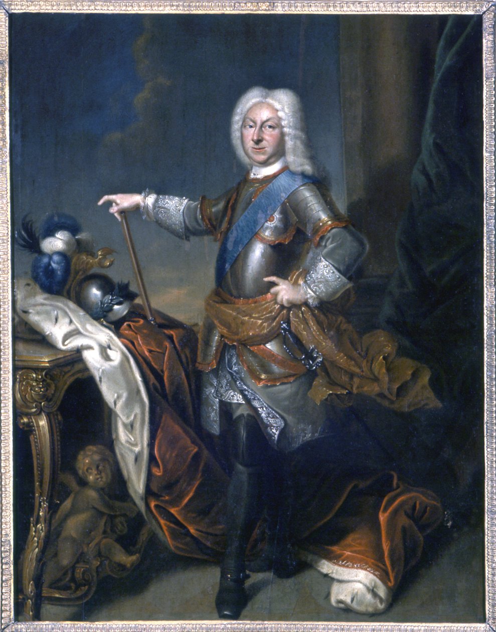 Herzog Friedrich II, 1729 by Christian Schilbach