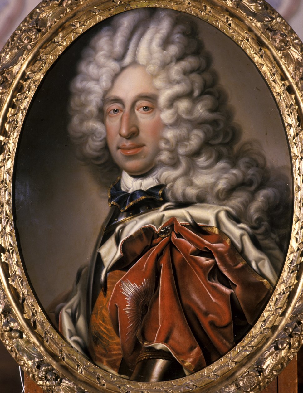 Johann Wilhelm, Sachsen-Eisenach Dükü (bakır üzerine yağ) by Christian Schilbach