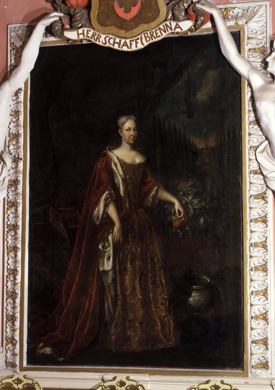 Magdalena Augusta, Sachsen-Gotha-Altenburg Düşesi, 1708-32 yılları arasında by Christian Schilbach