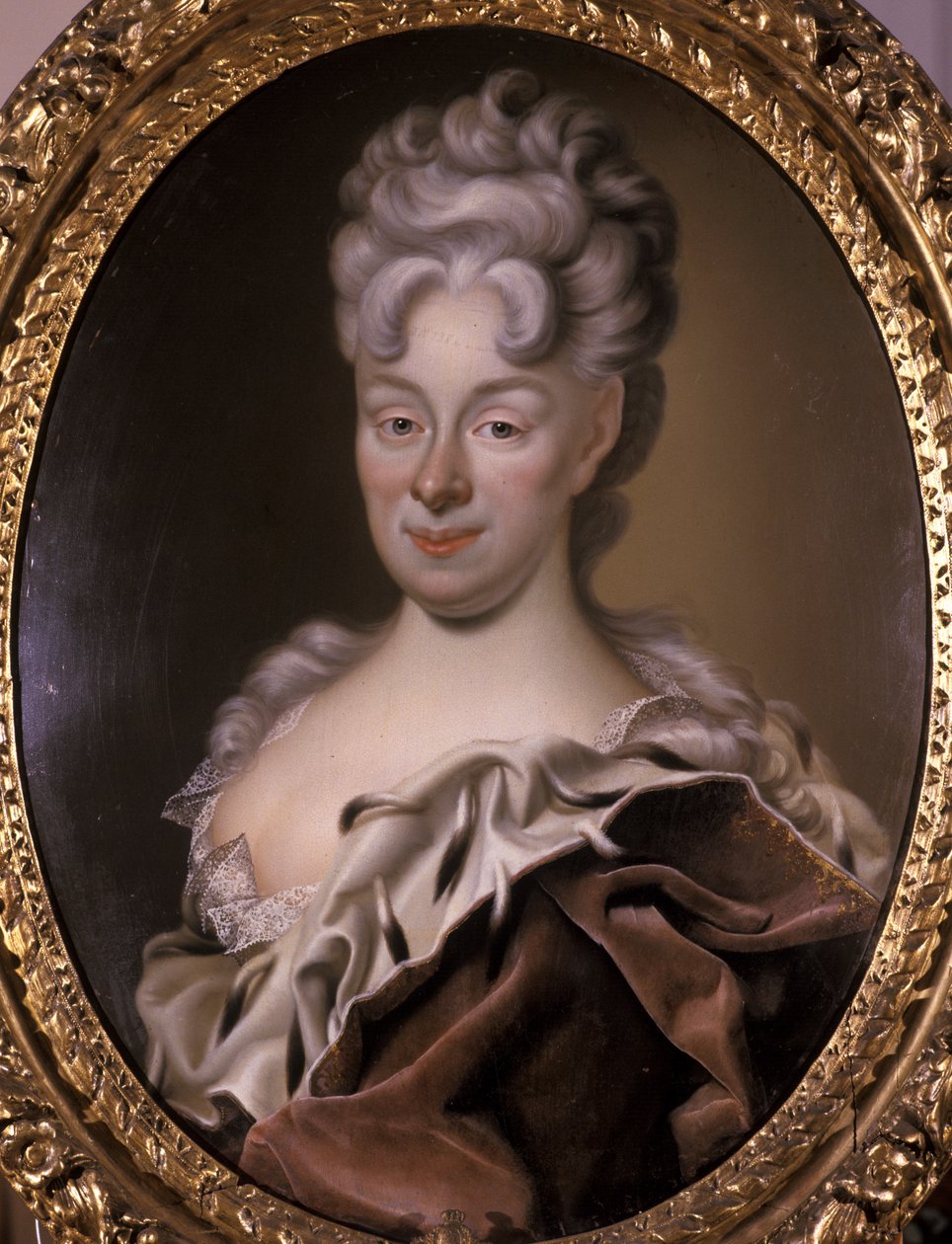 Magdalene Sybille, Sachsen-Eisenach Düşesi, 1708 (bakır üzerine yağ) by Christian Schilbach
