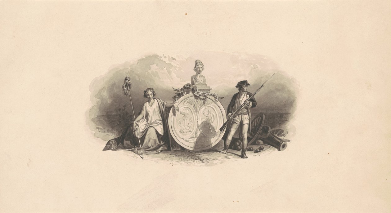 Güney Karolina Eyaleti Amblemi İçin Tasarım by Christian Schussele