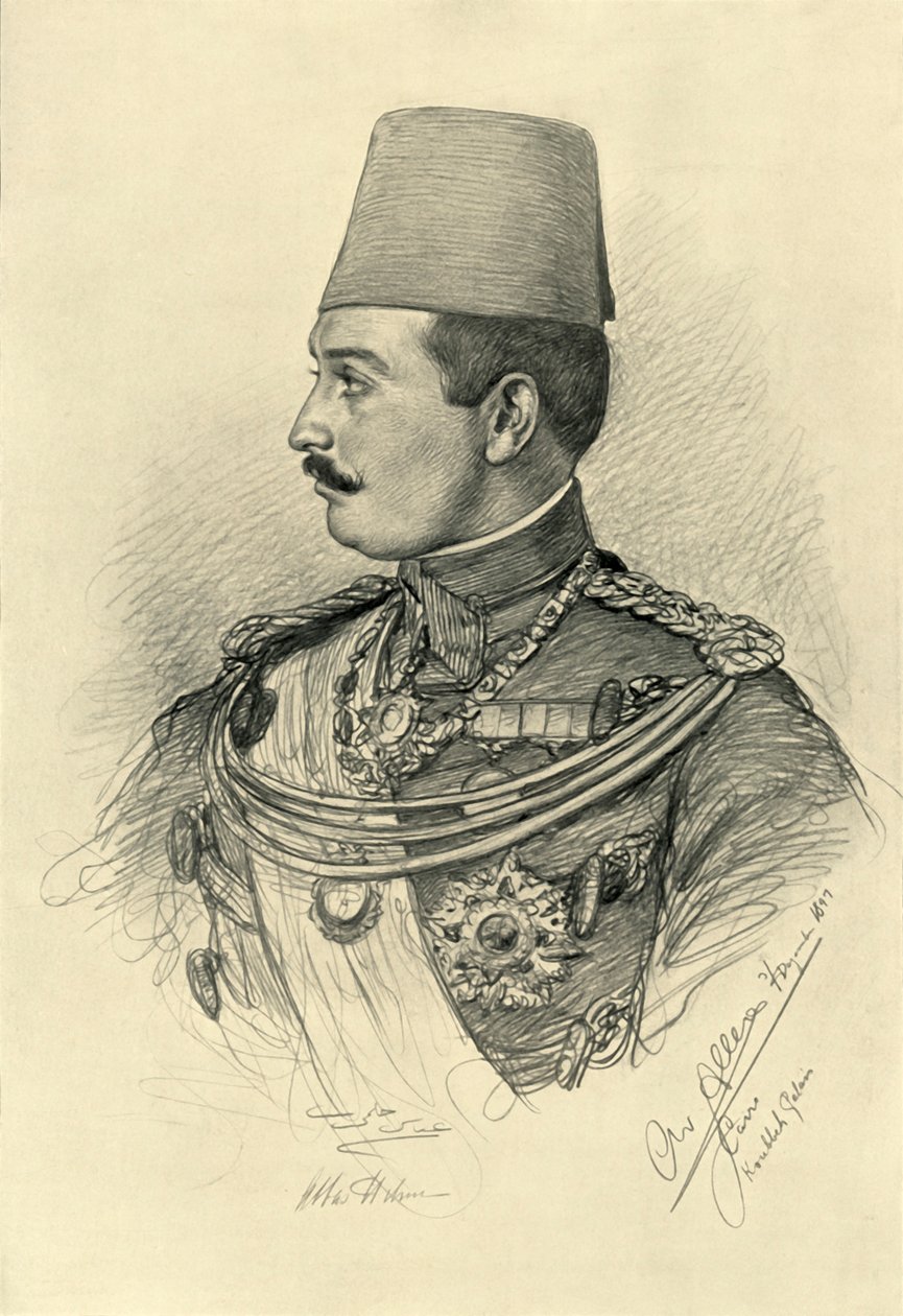 Abbas II Helmy Bey, Koubbeh Sarayı, Kahire, Mısır, 1898. by Christian Wilhelm Allers