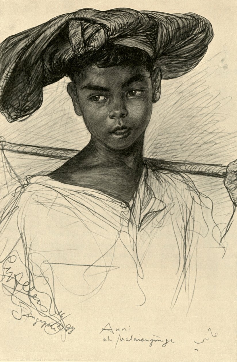 Nani - Malaya Boy, Singapur, 12. by Christian Wilhelm Allers