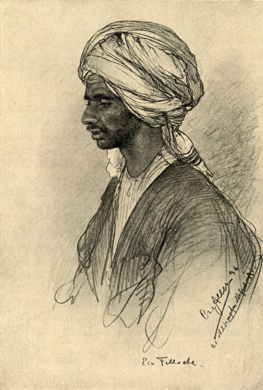 Fellah, Mısır, 1898. by Christian Wilhelm Allers