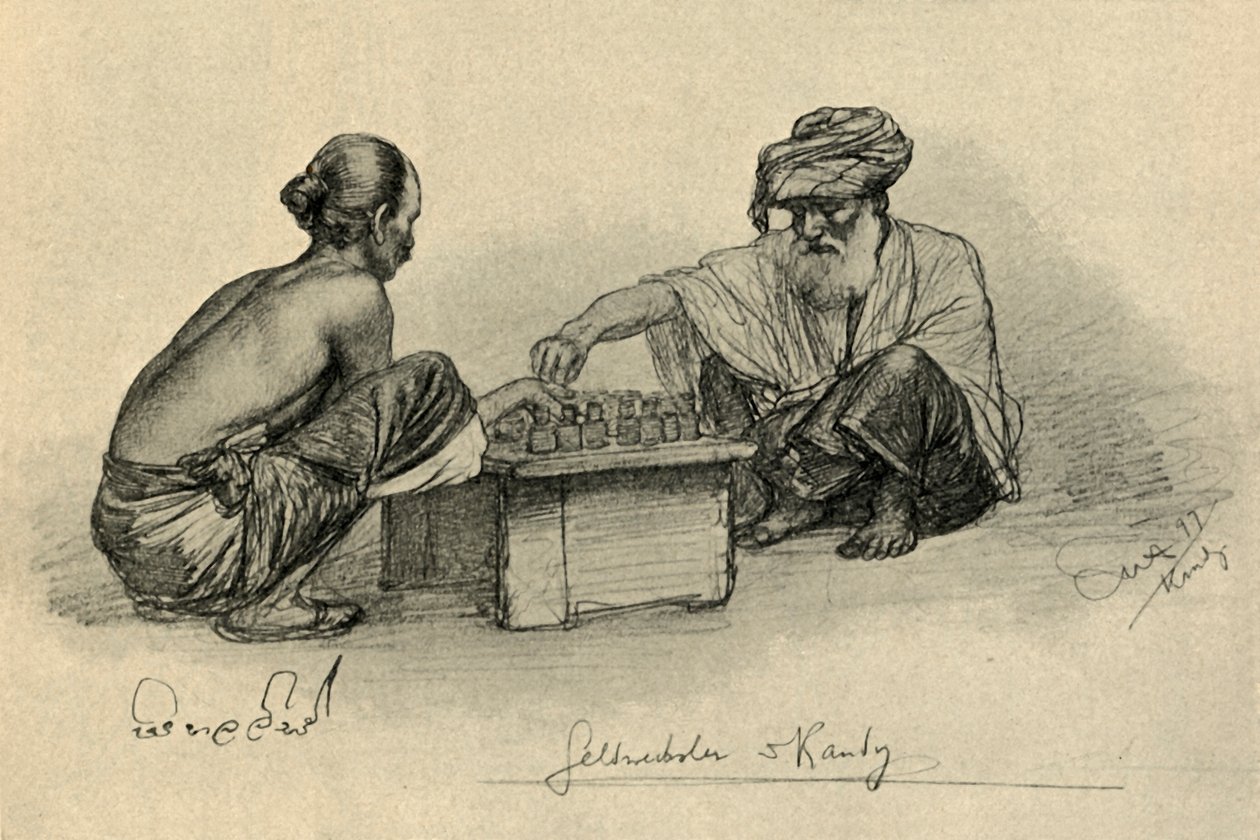 Para[borç veren], Kandy, Seylan, 1898. by Christian Wilhelm Allers