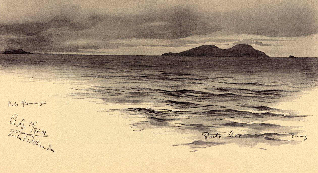 Arayan Adası, Malaya, 1898. by Christian Wilhelm Allers