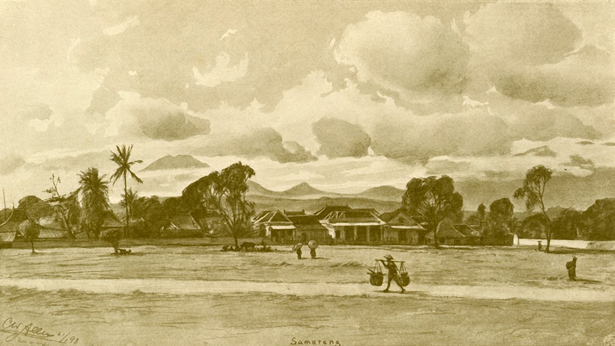Semarang, Java, 1898. by Christian Wilhelm Allers