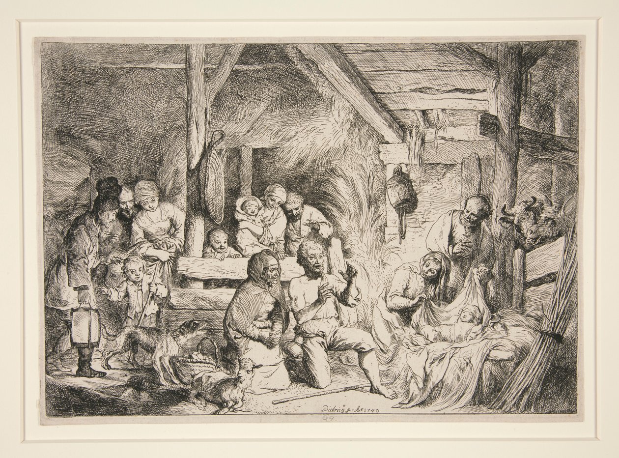 Çobanların hayranlığı by Christian Wilhelm Ernst Dietrich