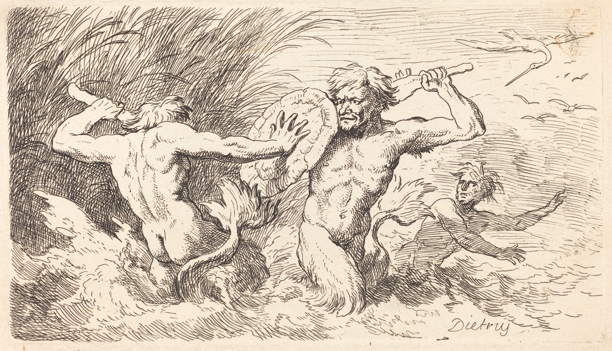 Tritonlarla Savaşmak by Christian Wilhelm Ernst Dietrich