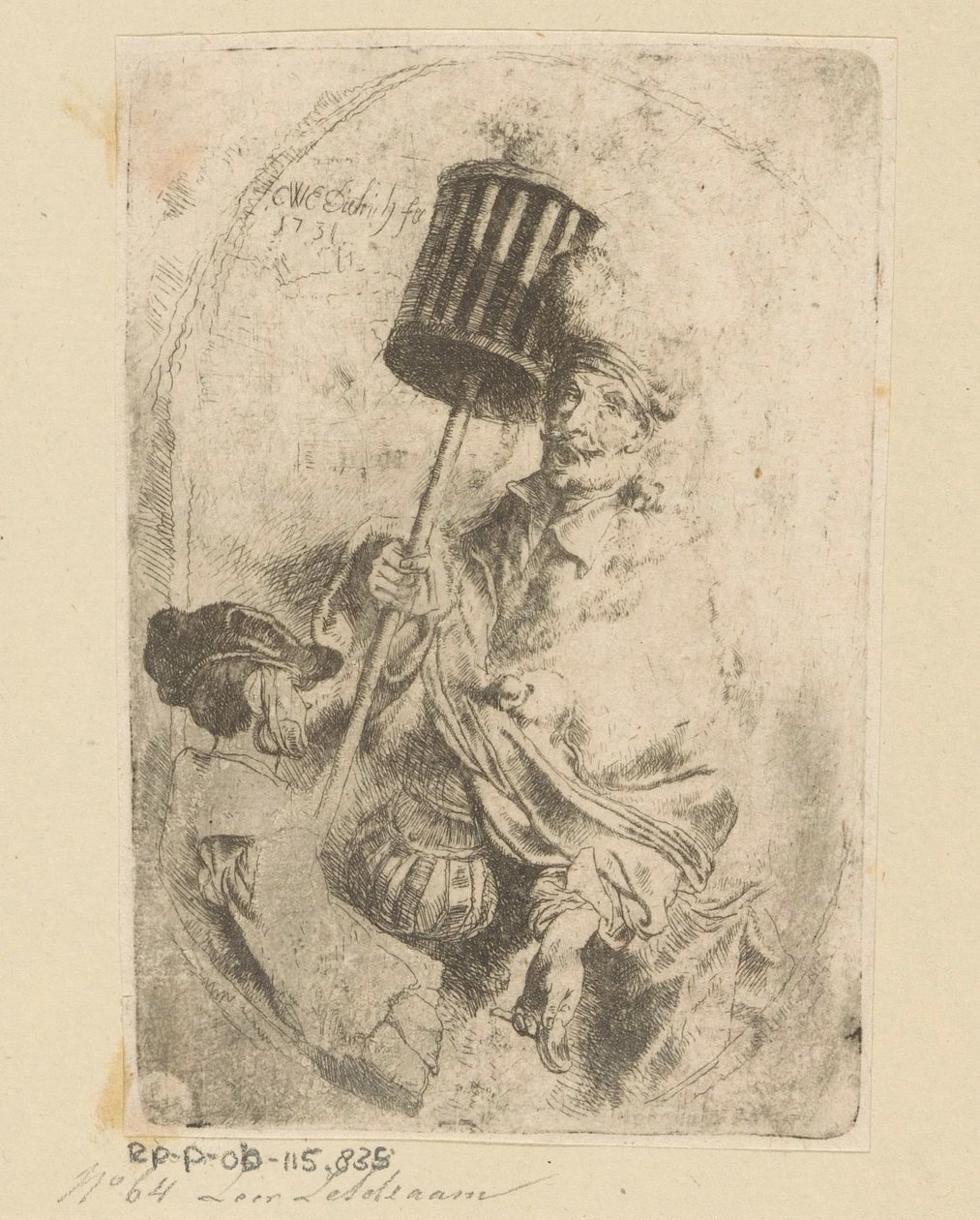 Fareli Köyün Kavalcısı by Christian Wilhelm Ernst Dietrich