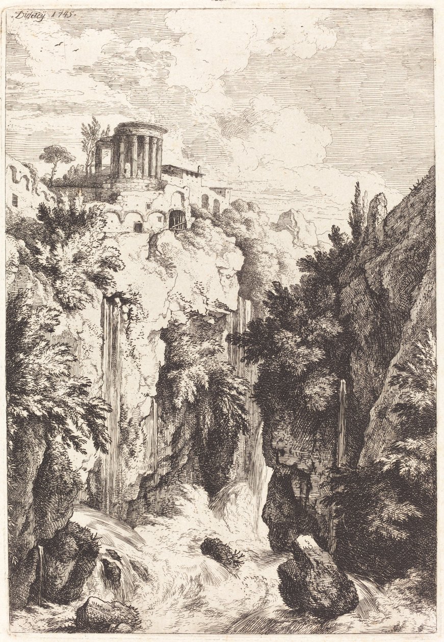 Sibyl Tapınağı, Tivoli by Christian Wilhelm Ernst Dietrich