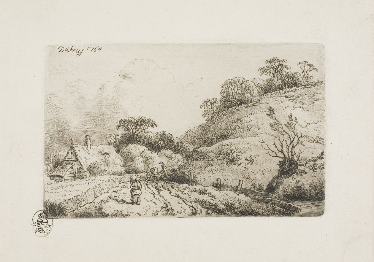 Mısır Tarlası (Rembrandt Tarzı) by Christian Wilhelm Ernst Dietrich