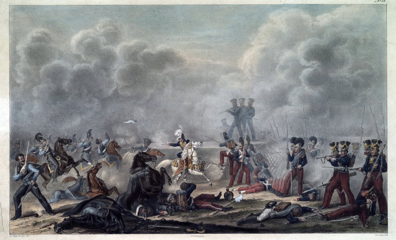 Borodino savaş alanında (bataille de la Moskova by Christian Wilhelm von Faber du Faur