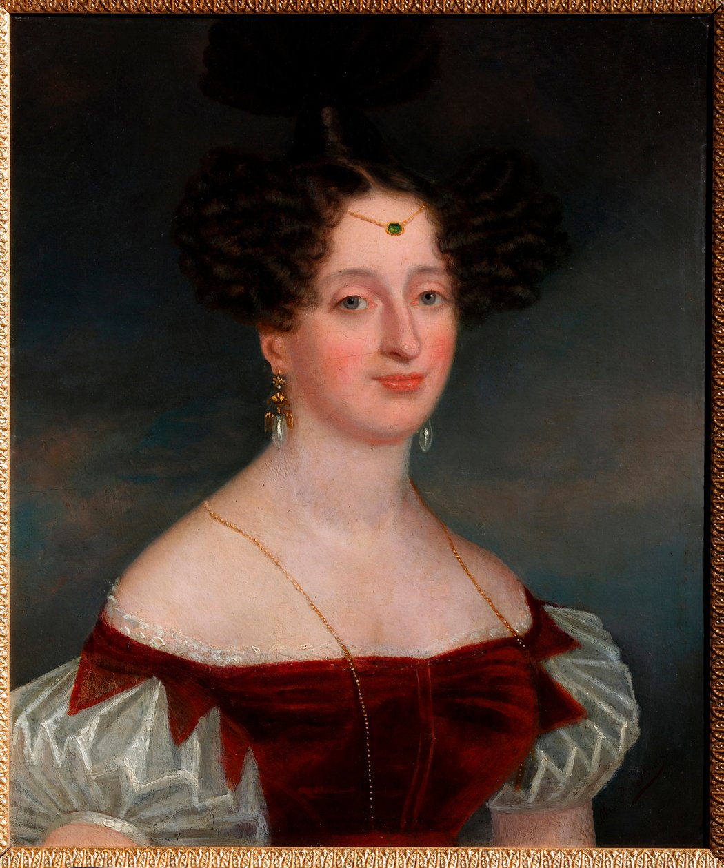 Contess Elizaveta Ksaveryevna Vorontsova (yağ paneli) by Christina Robertson