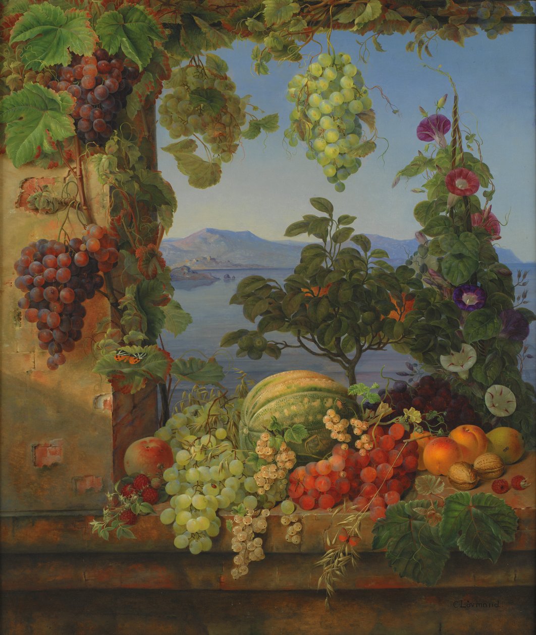 İtalyan manzarasında meyveler by Christine Løvmand