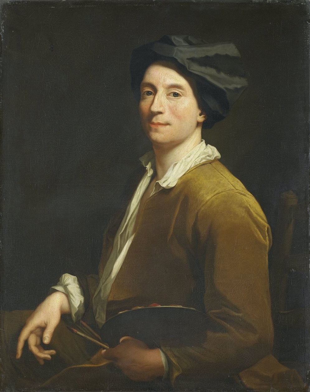 Bir Ressamın Portresi, muhtemelen bir Otoportre by Christoffel Lubienitzki
