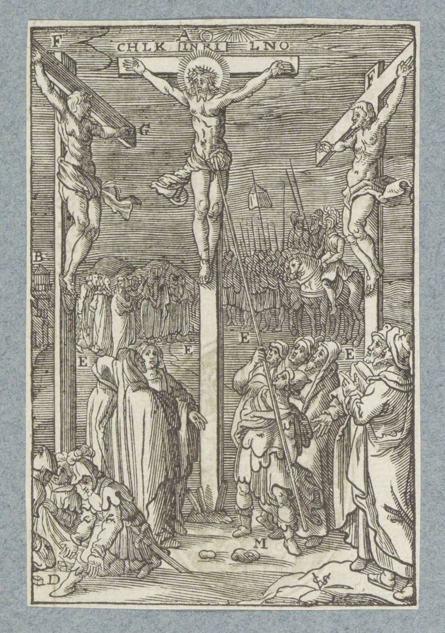 İsa çarmıhta by Christoffel van Sichem (II)