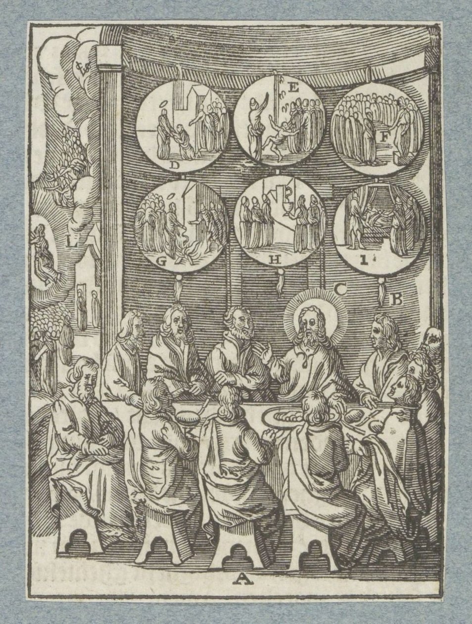 Mesih Havarilere Son Kez Görünüyor by Christoffel van Sichem (II)