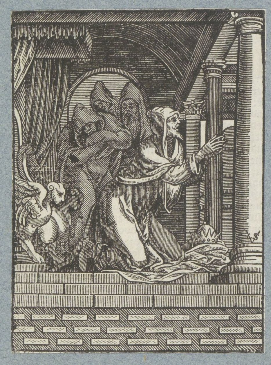 Nineveh Kralı kefaret yapar by Christoffel van Sichem (II)