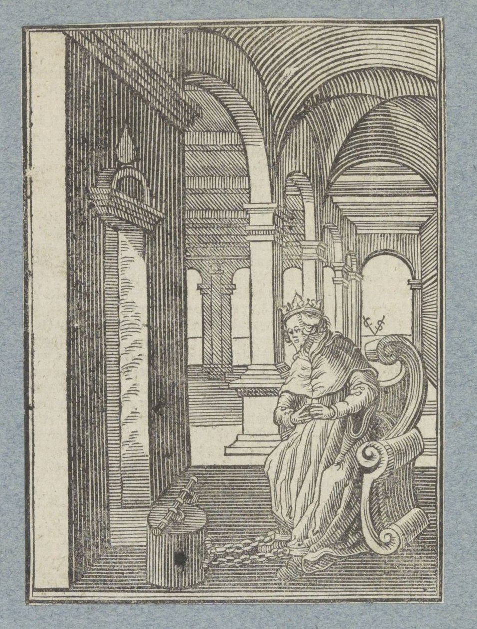 Manaşşe hapiste by Christoffel van Sichem (II)