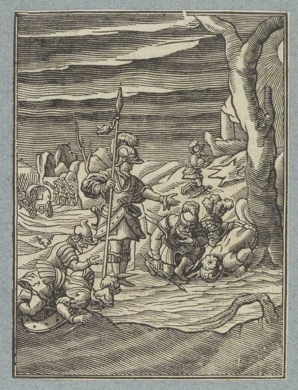 Gideon'un adamlarının seçimi by Christoffel van Sichem (II)