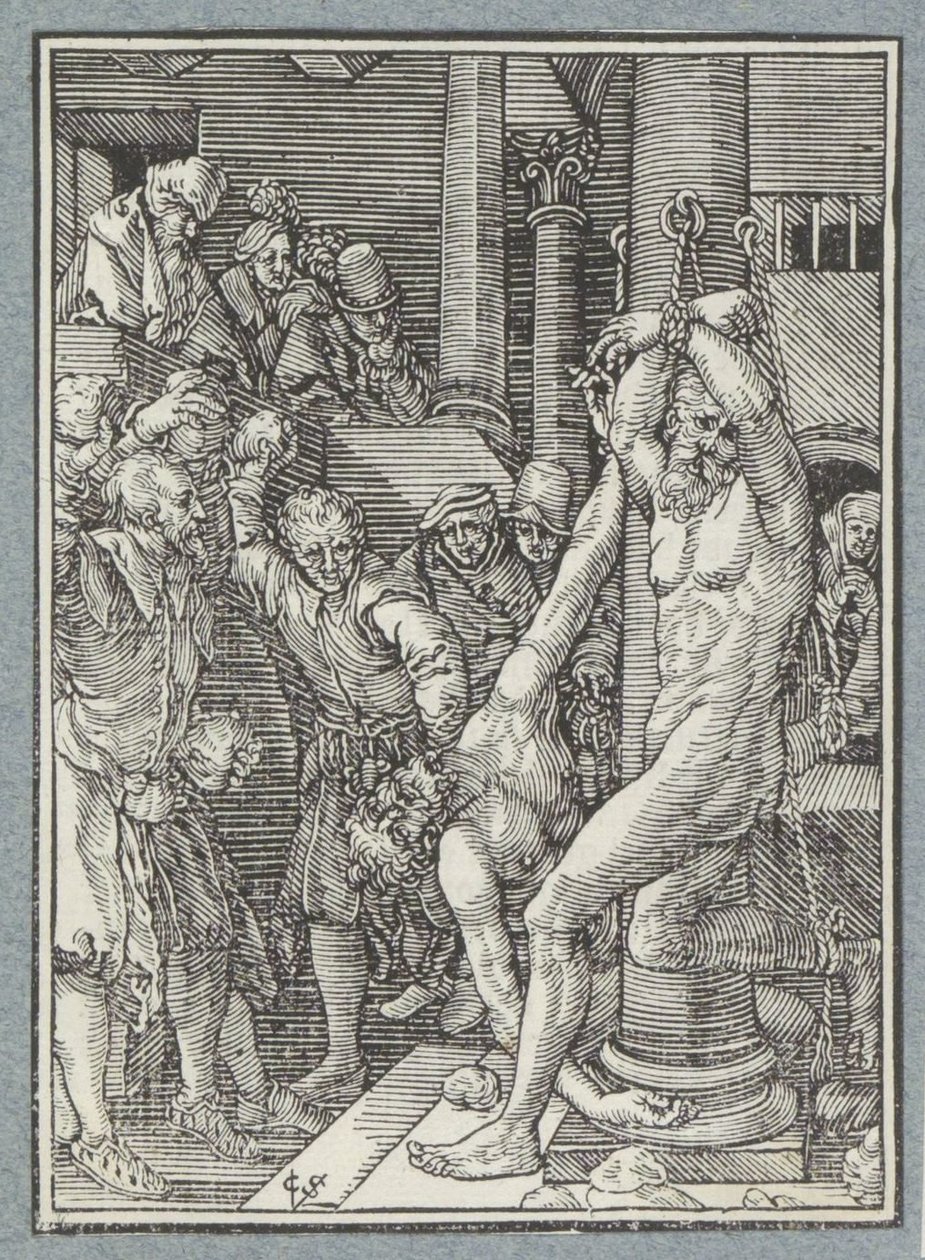 Yaşlıların Taşlanması by Christoffel van Sichem (II)