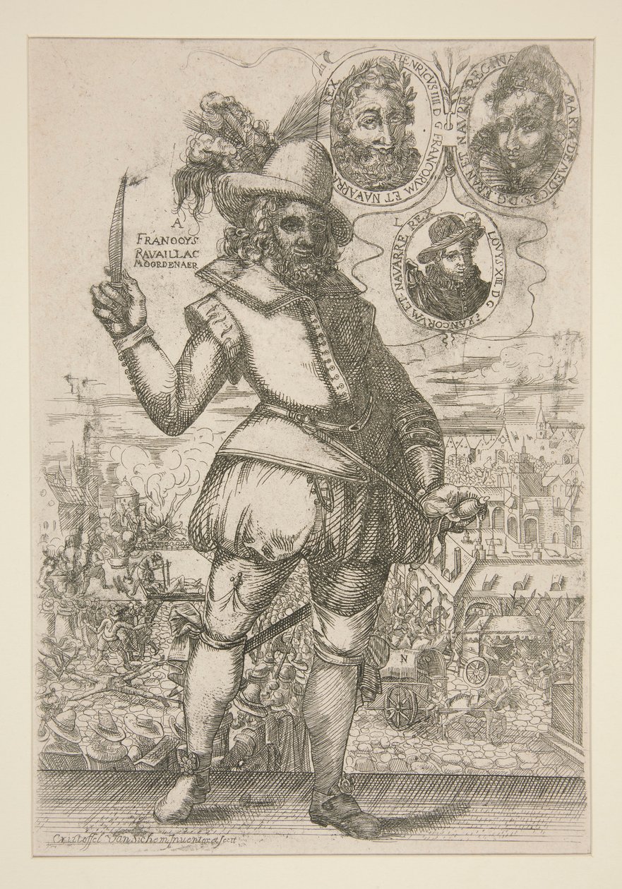 Françoys Ravaillac by Christoffel van Sichem I