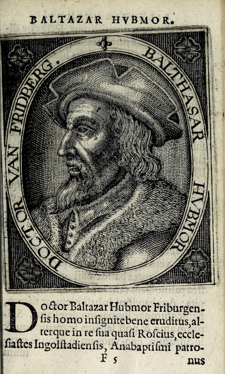 Balthasar Hubmaier, Hendrik van Haestens, Amsterdam tarafından yayınlanan 
