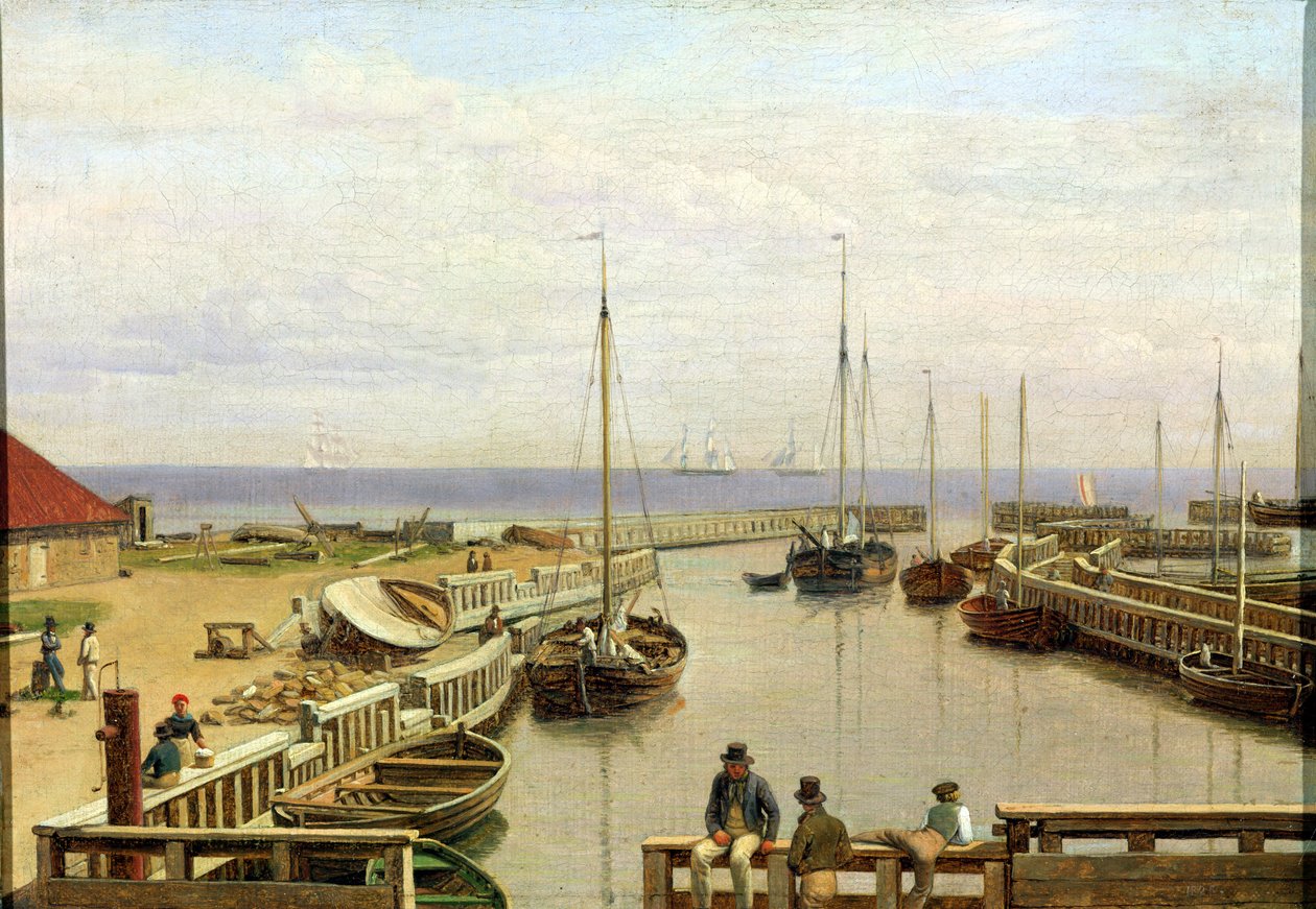Dragor Limanı, 1826 by Christoffer Wilhelm Eckersberg