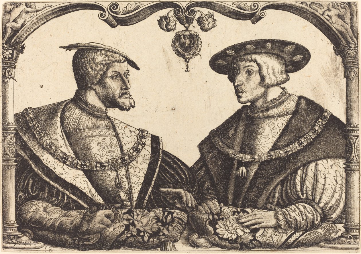 İmparatorlar Charles V ve Ferdinand I by Christoph Bockstorfer