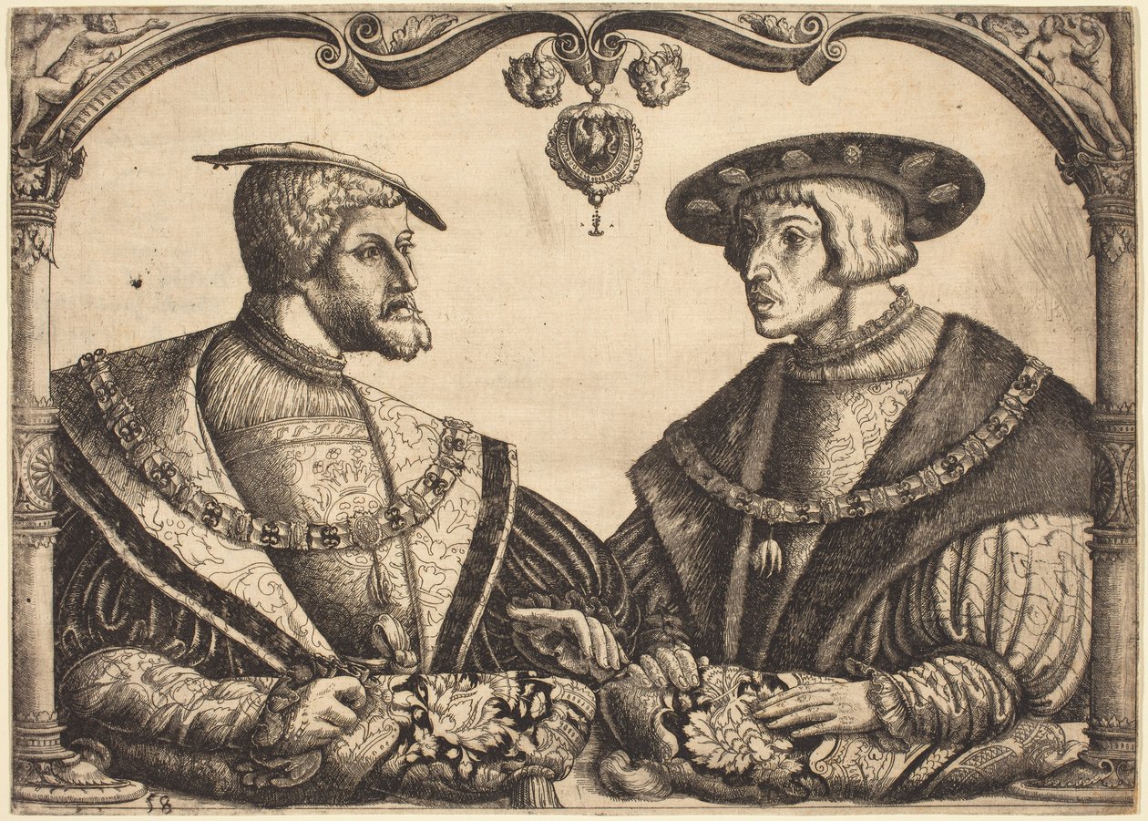 İmparatorlar Charles V ve Ferdinand I by Christoph Bockstorfer