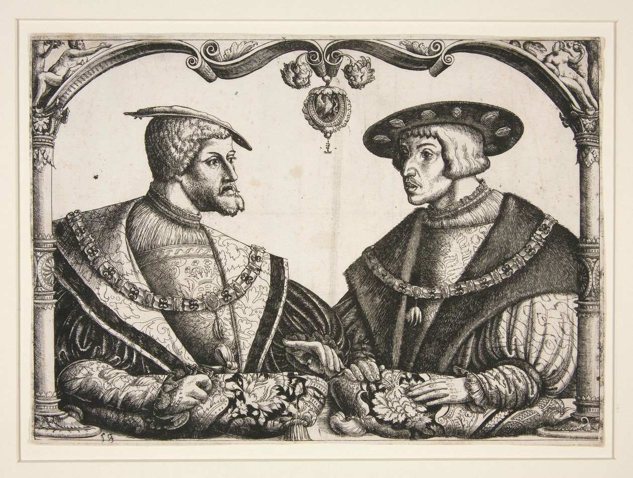 İmparatorlar Charles V ve Ferdinand I by Christoph Bockstorffer