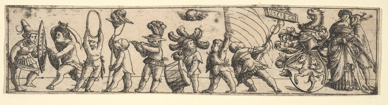 Çocuklarla friz, 1531. by Christoph Bockstorffer