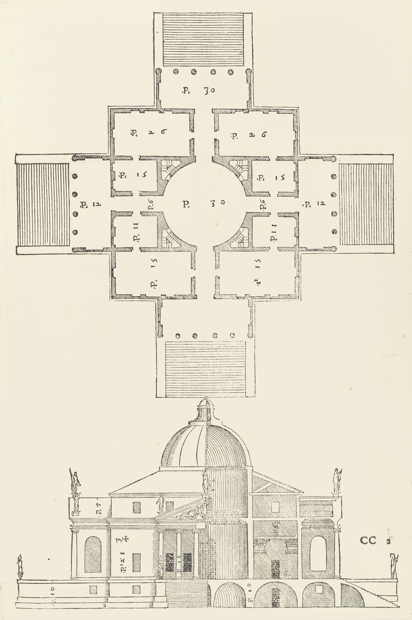 Andrea Palladio'nun dört mimarlık kitabı, 1570 by Christoph Krieger