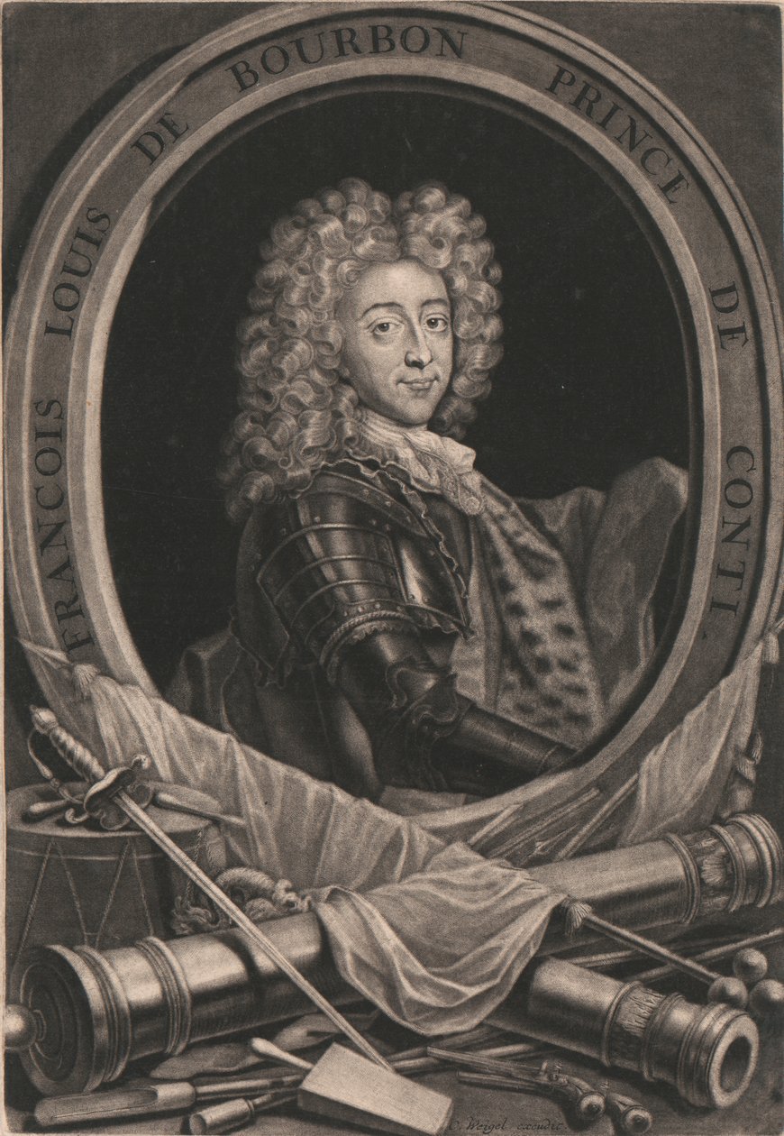 François Louis De Bourbon, Conti Prensi by Christoph Weigel
