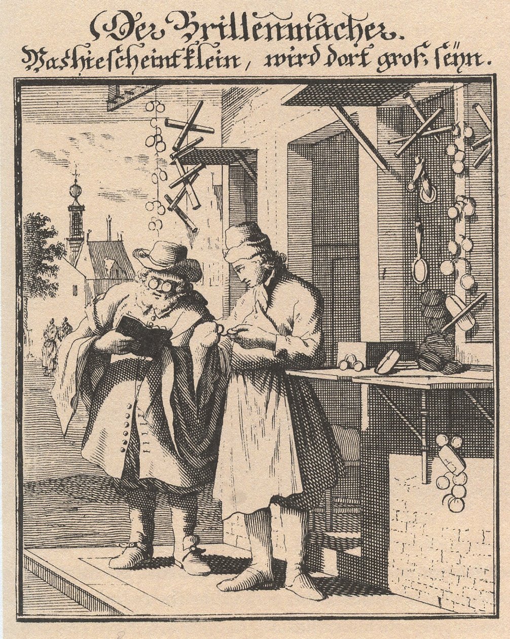Ana Hayırsever Malikanelerin Figüründen Gösterici, 1698 by Christoph Weigel the Elder