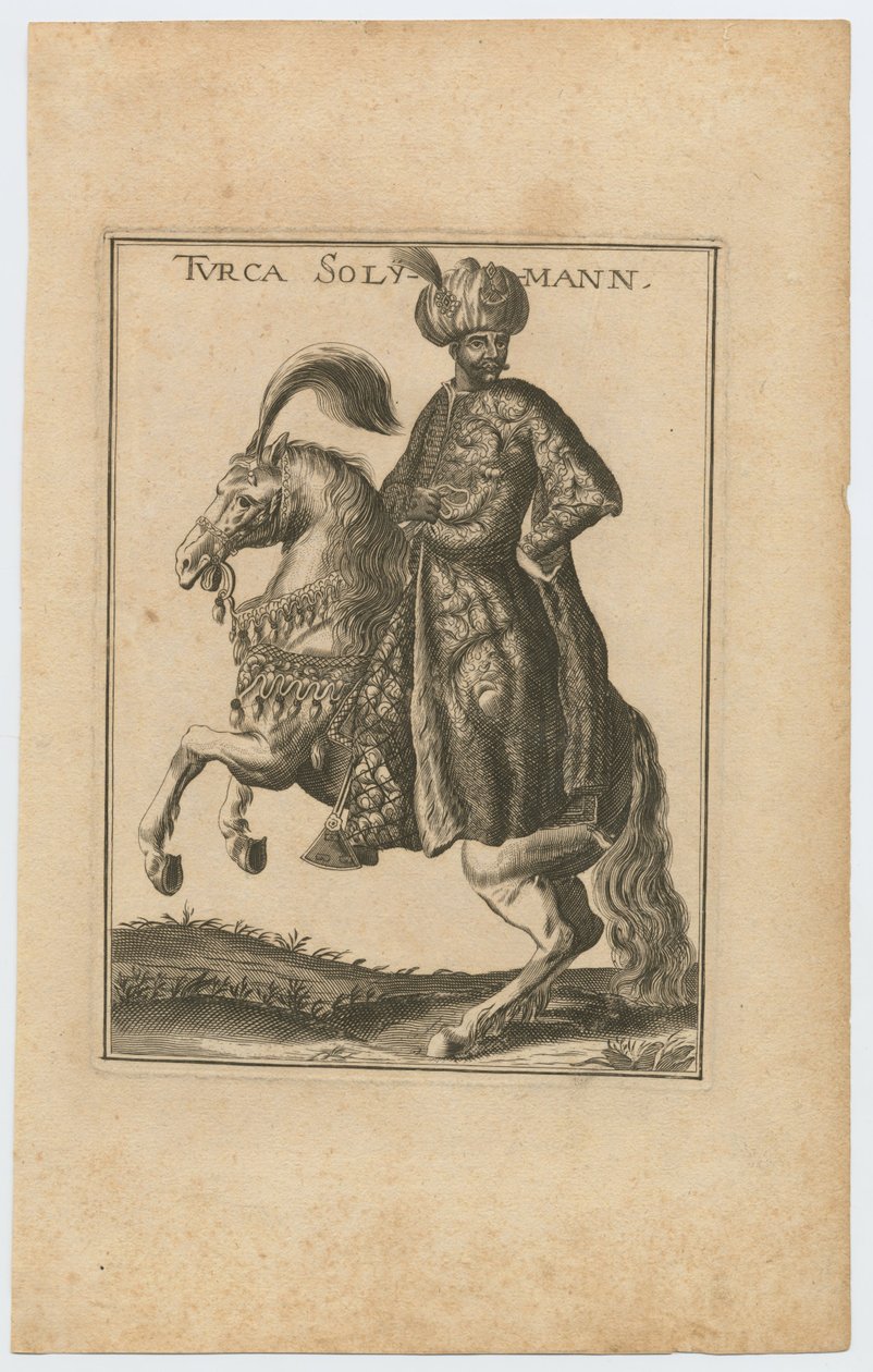 Süleyman II 1642-1691, Osmanlı İmparatorluğu Sultanı, 1710 by Christoph Wiegel