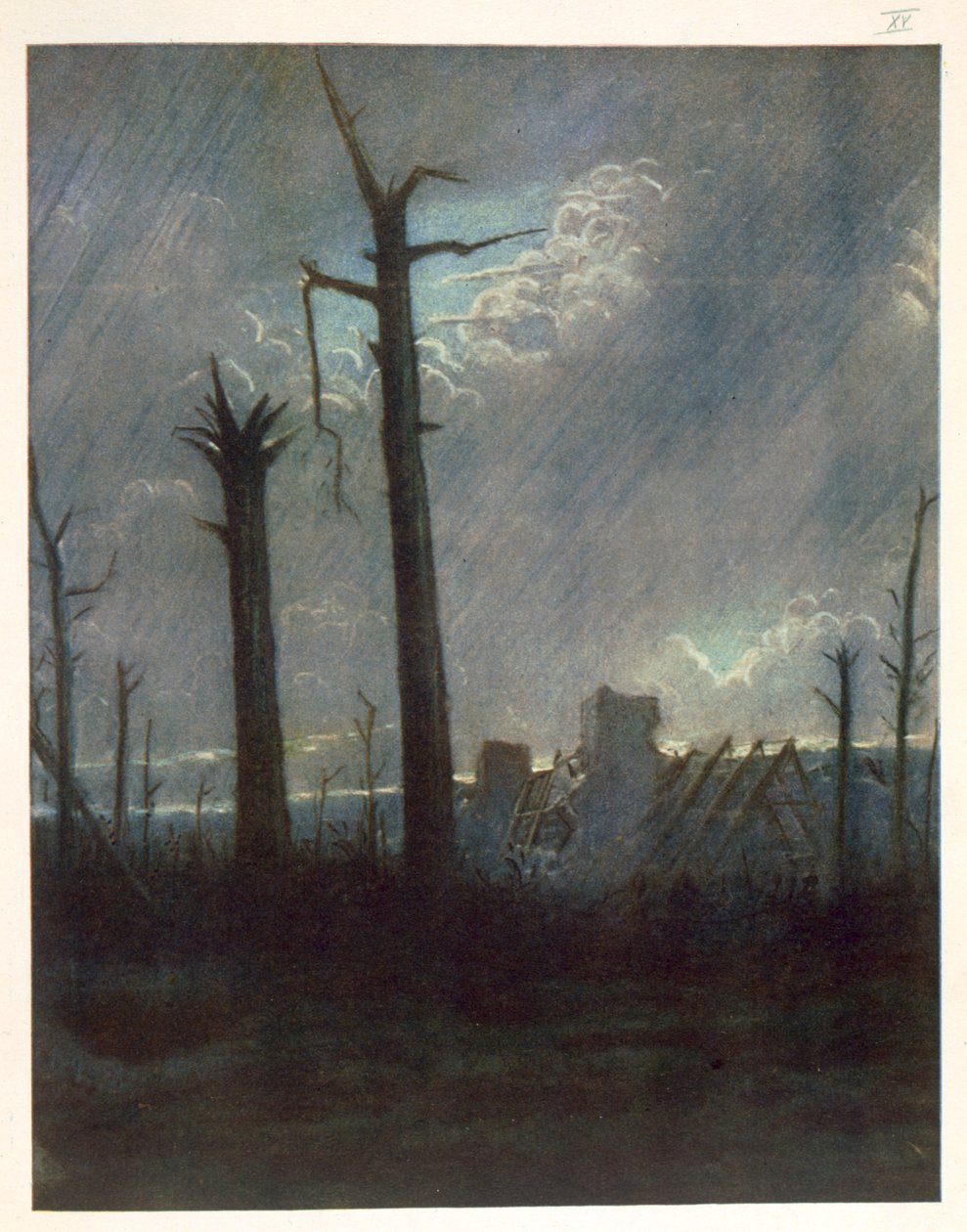 Geri Kazanılan Ülke, Cephedeki İngiliz Sanatçılardan, Batı Cephesinin Devamı, 1918 by Christopher Richard Wynne Nevinson