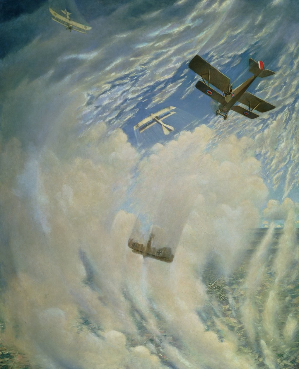 Havada Savaş, 1918 by Christopher Richard Wynne Nevinson