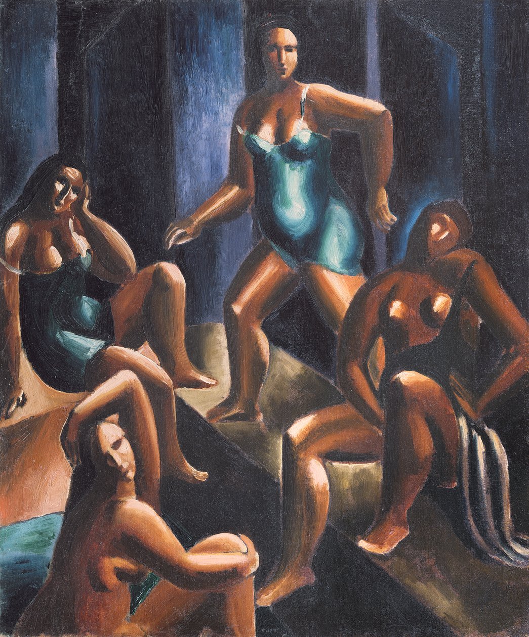 banyo yapanlar by Christopher Wood
