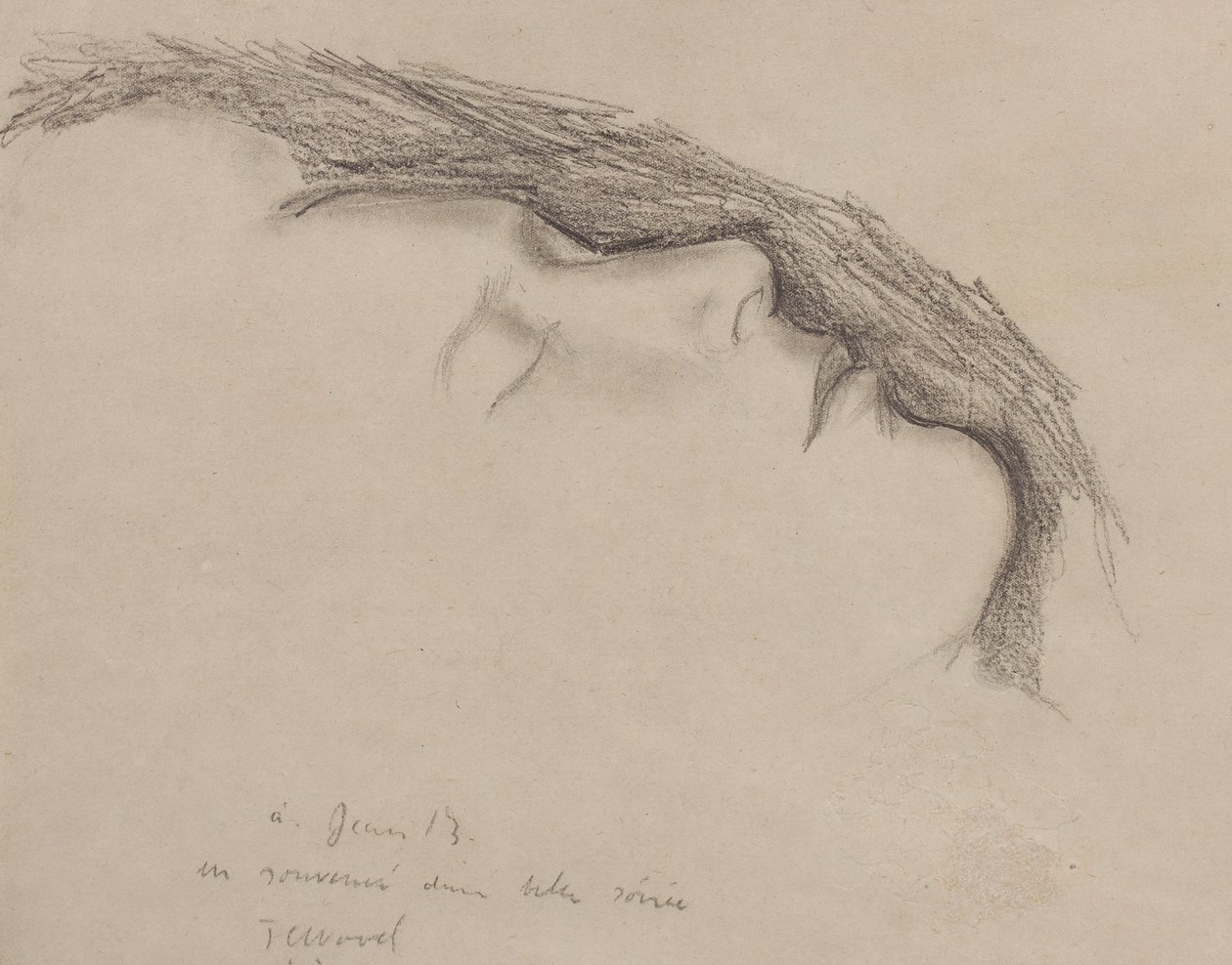 L'Enfant Korkunç: Jean Bourgoint uyuyor, c.1926 by Christopher Wood